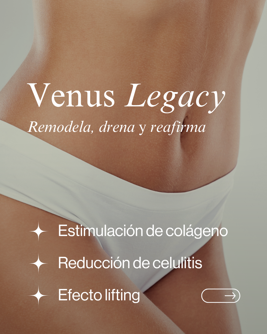 Venus Legacy remodelación corporal en Centro SEDA